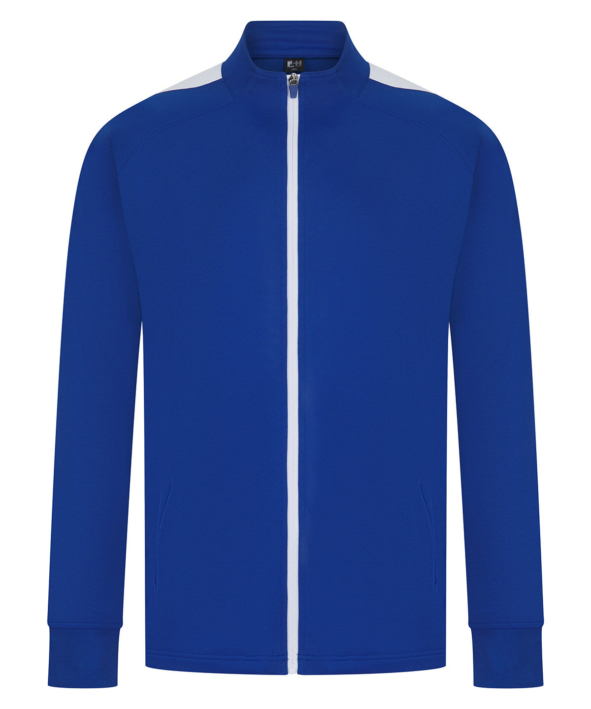 Gestricktes Trainings-Sweatshirt | Königsblau/Weiß - Königsblau/Schneeweiß