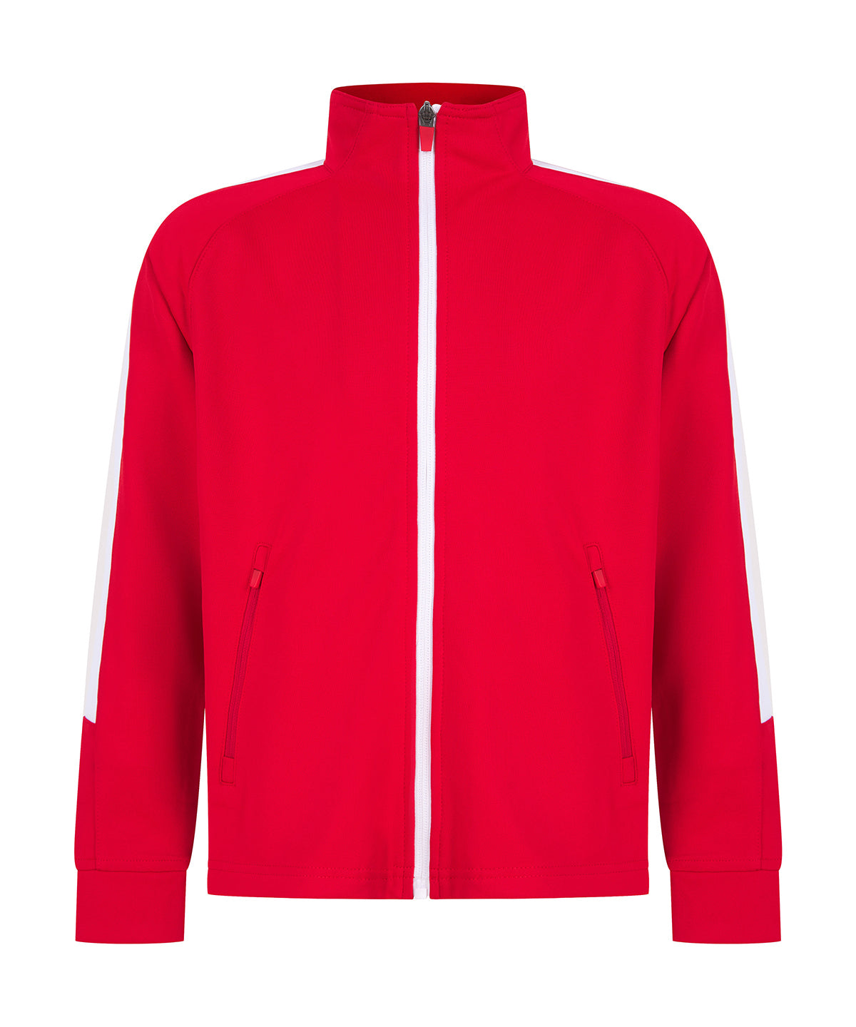 Sudadera de chndal de punto para nios | Rojo/Blanco