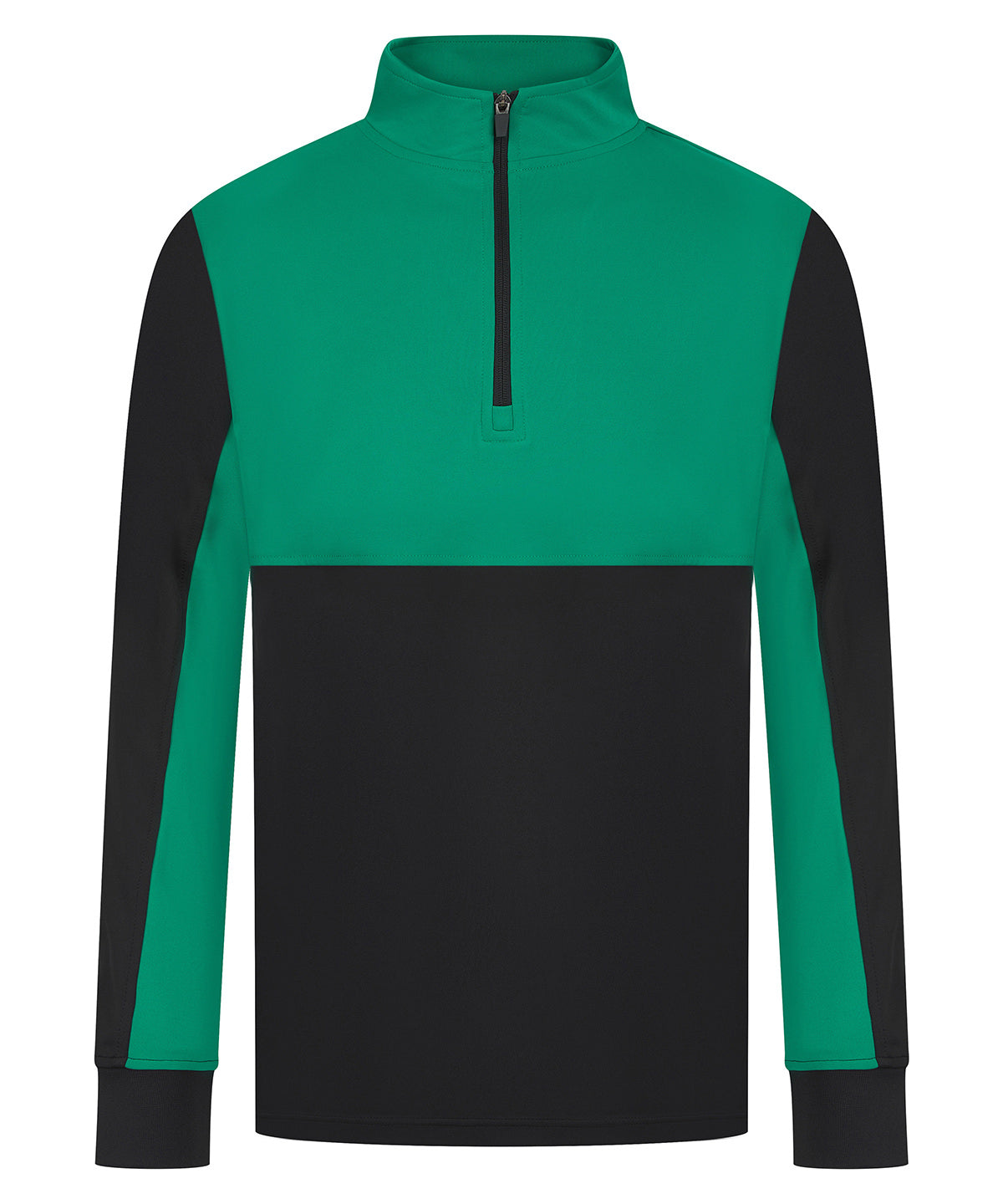 Sudadera de chndal | Negro/Esmeralda