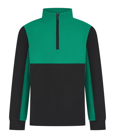 Chaqueta de chndal para nios | Negro/Esmeralda