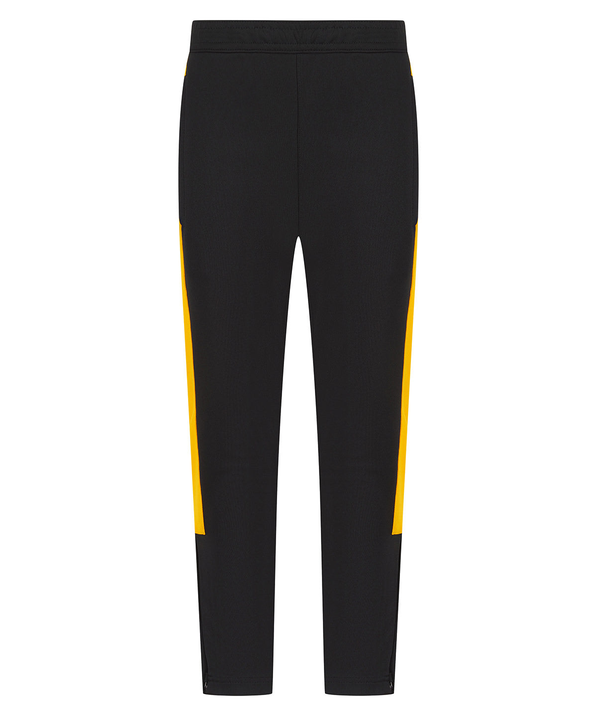 Gestrickte Trainingshose | Schwarz/Gold - Schwarz/Gold