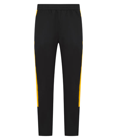 Pantalones de chndal de punto para nios | Negro/Oro