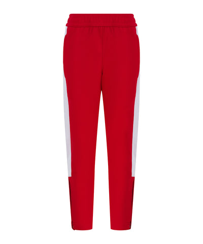 Pantalones de chndal de punto para nios | Rojo/Blanco