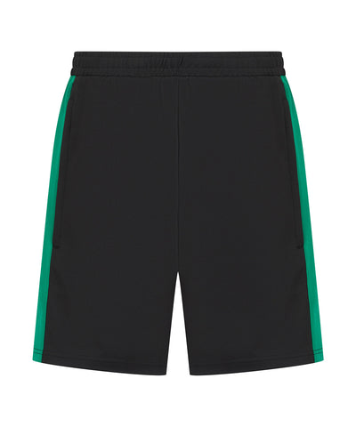 Pantalones cortos de punto avec bolsillos con cremallera | Nègre/Esméralda