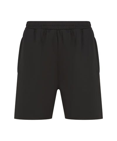 Pantalones cortos de punto avec bolsillos con cremallera | nègre