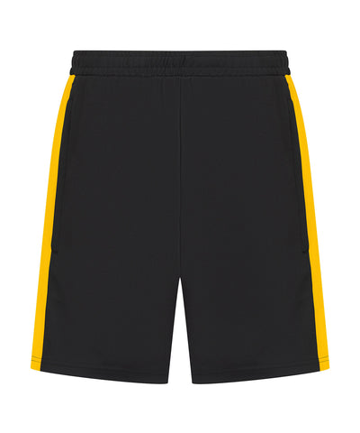 Pantalones cortos de punto avec bolsillos con cremallera | Nègre/Or