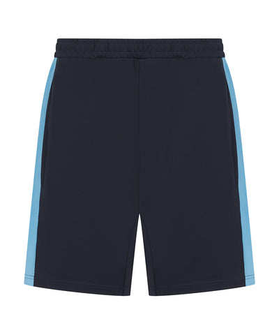 Pantalones cortos de punto avec bolsillos con cremallera | Bleu Marin/Cielo