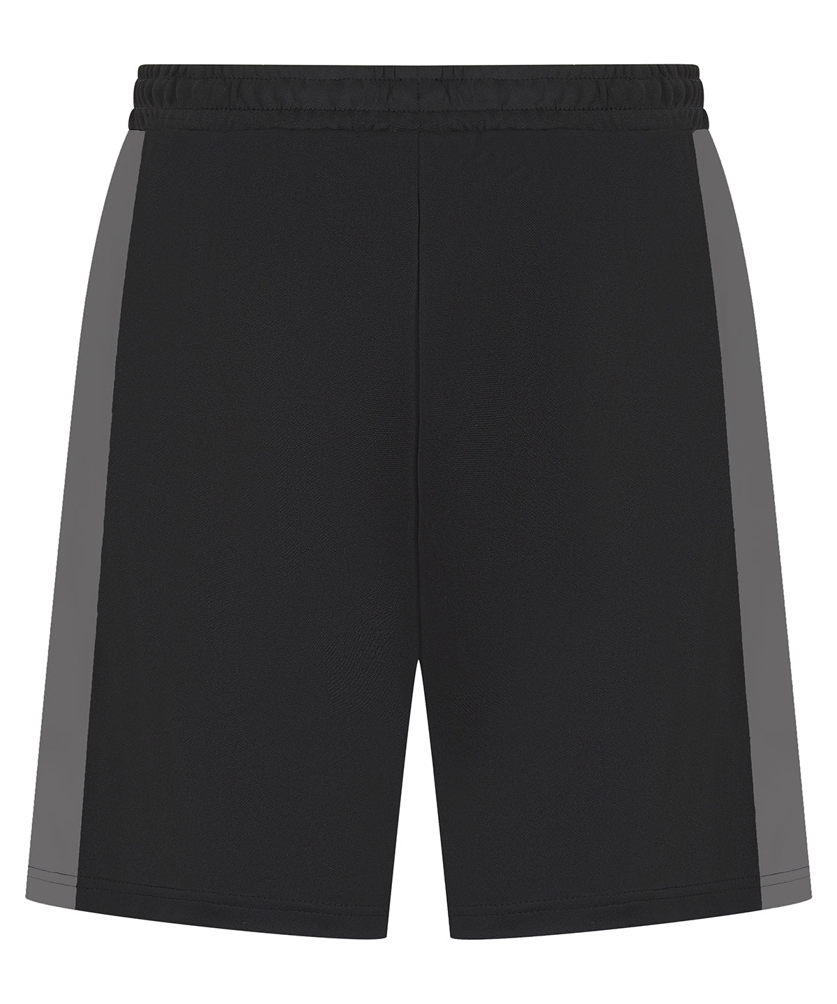 Short en tricot pour garçon avec poches zippées | Noir/Gris foncé