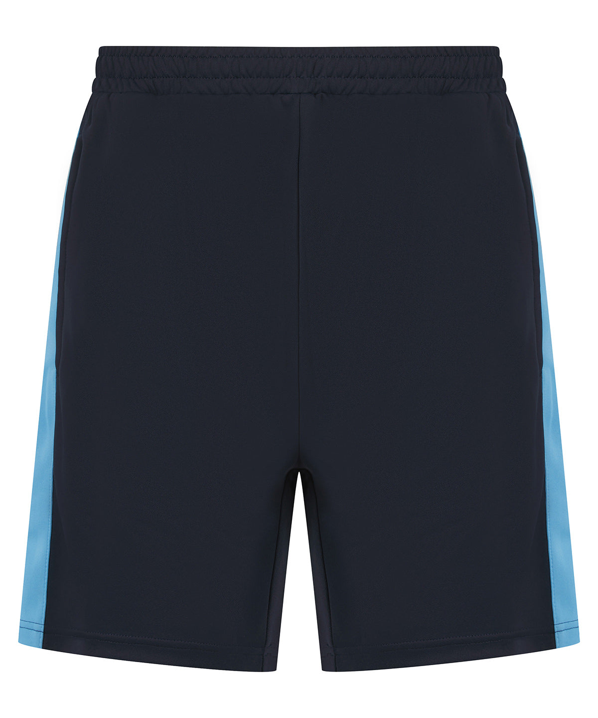 Pantalones cortos de punto para nios con bolsillos con cremallera | Bleu Marin/Cielo