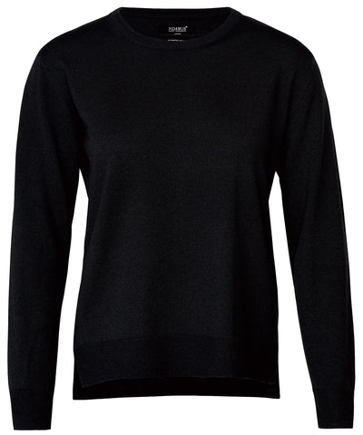 Jersey de merino extra fino Cashwool® Beaufort para mujer | Negro