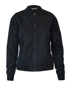 Chaqueta bomber autntica Bleecker para mujer | Azul Marino Oscuro