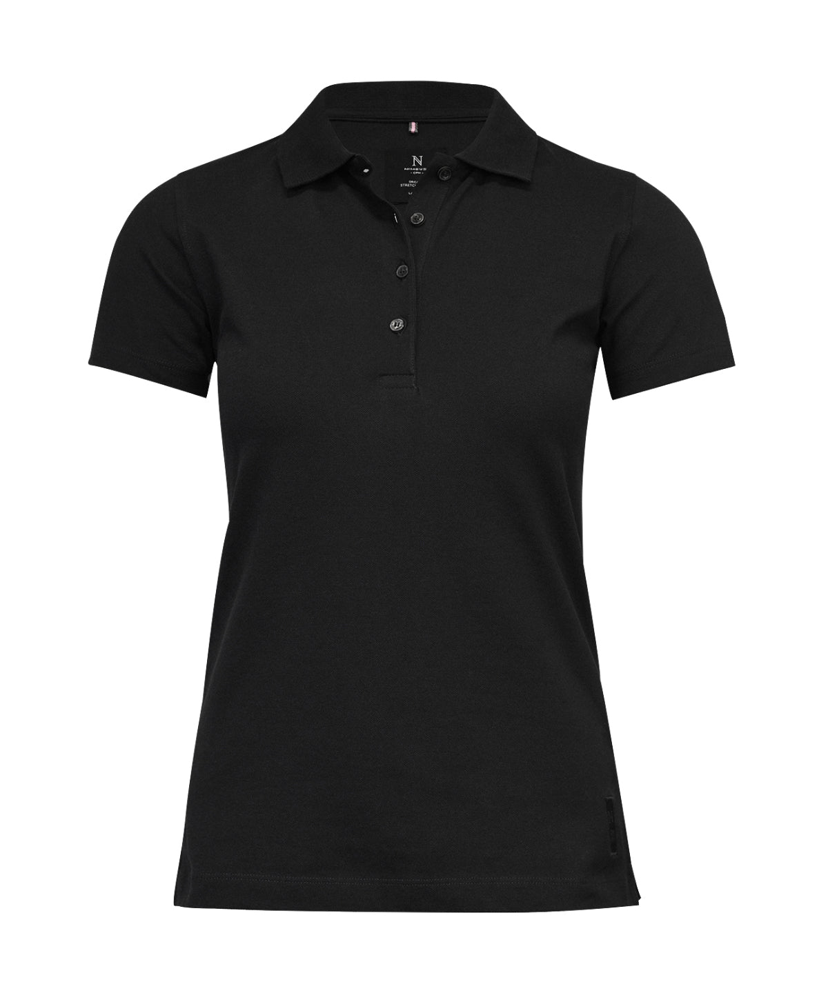 Polo deluxe elstico clsico Harvard para mujer | Negro