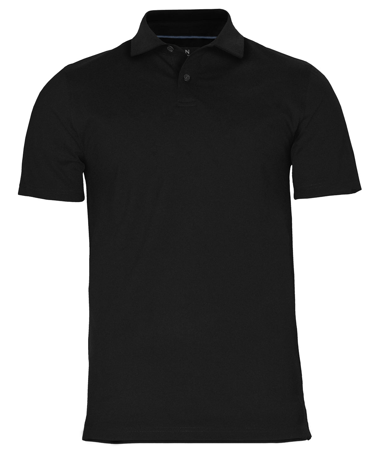 Princeton - Polo de corte deluxe con cuello cutaway elstico | Negro