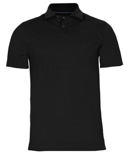 Princeton - Polo de corte deluxe con cuello cutaway elstico | Negro