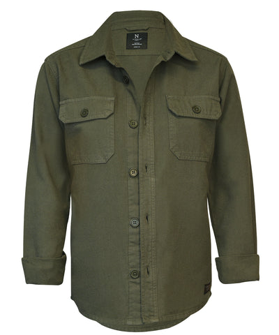 Camisa de entretiempo verstil unisex Napa | Verde Claro