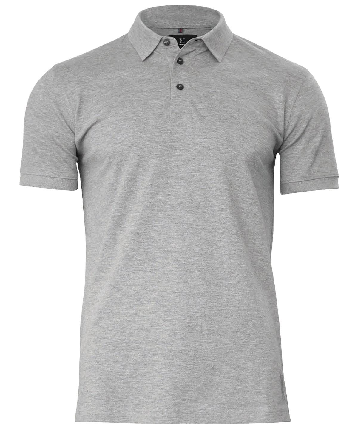 Polo deluxe elstico clsico de Harvard | Gris Jaspeado