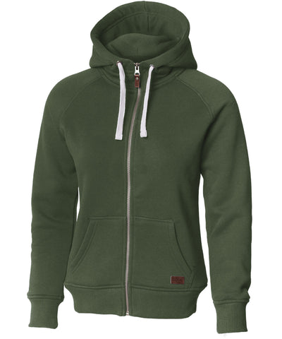 Sudadera con capucha de moda Williamsburg para mujer | Verde Oliva