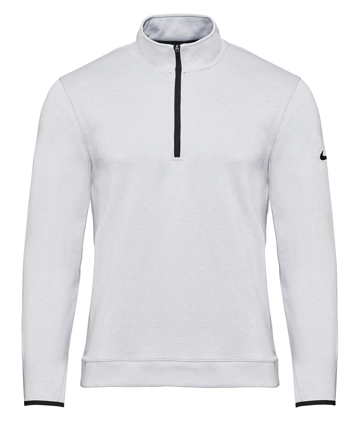 Nike Tour media cremallera parte superior de piqu | Gris Humo Claro/Negro