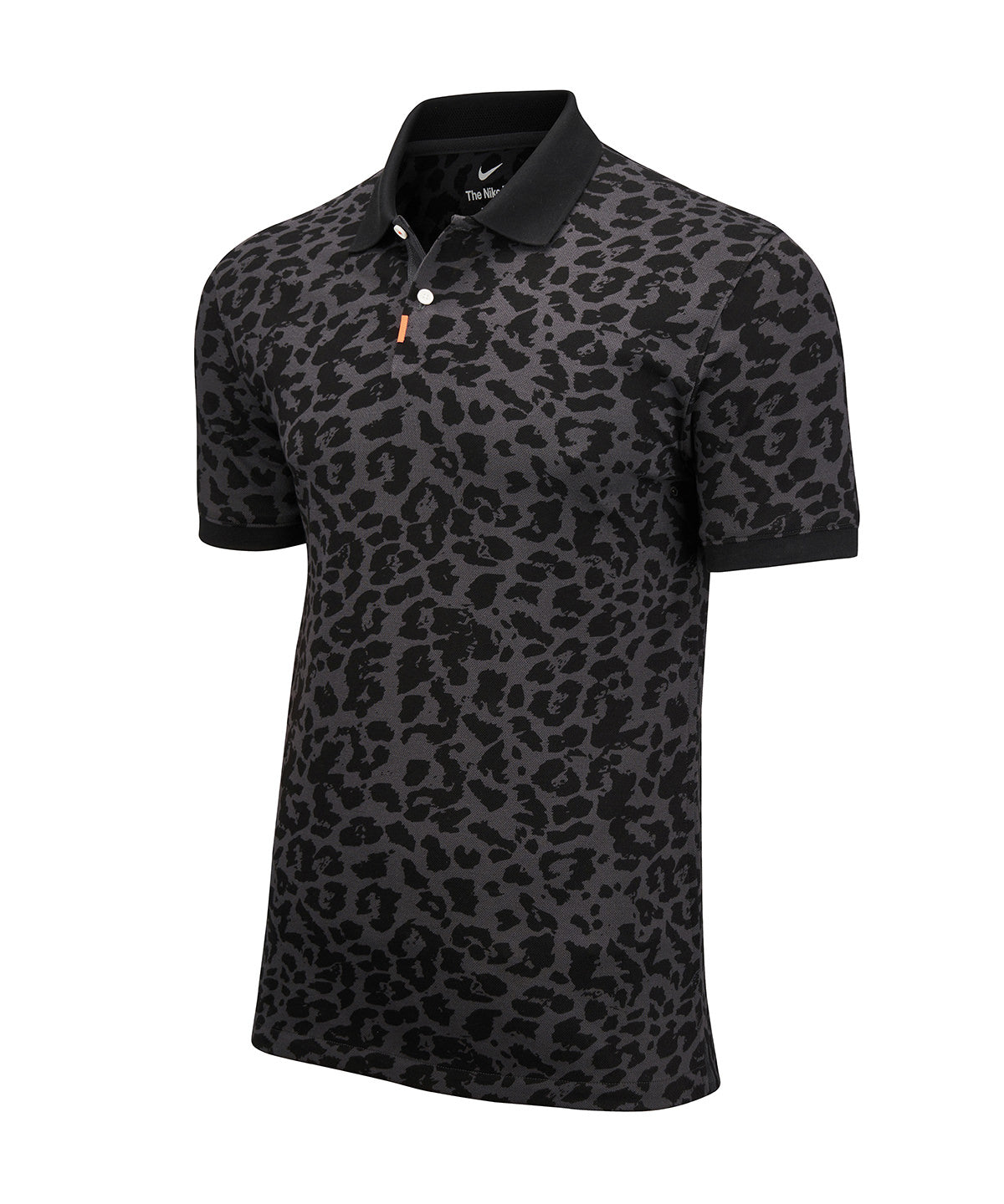 Polo de golf Nike con estampado Primal Slim | Gris Humo/Negro