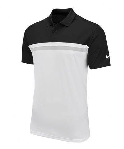 Polo Nike Victory color block | Negro / Blanco / Gris Humo Claro / Blanco