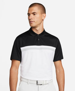 Polo Nike Victory color block | Negro / Blanco / Gris Humo Claro / Blanco