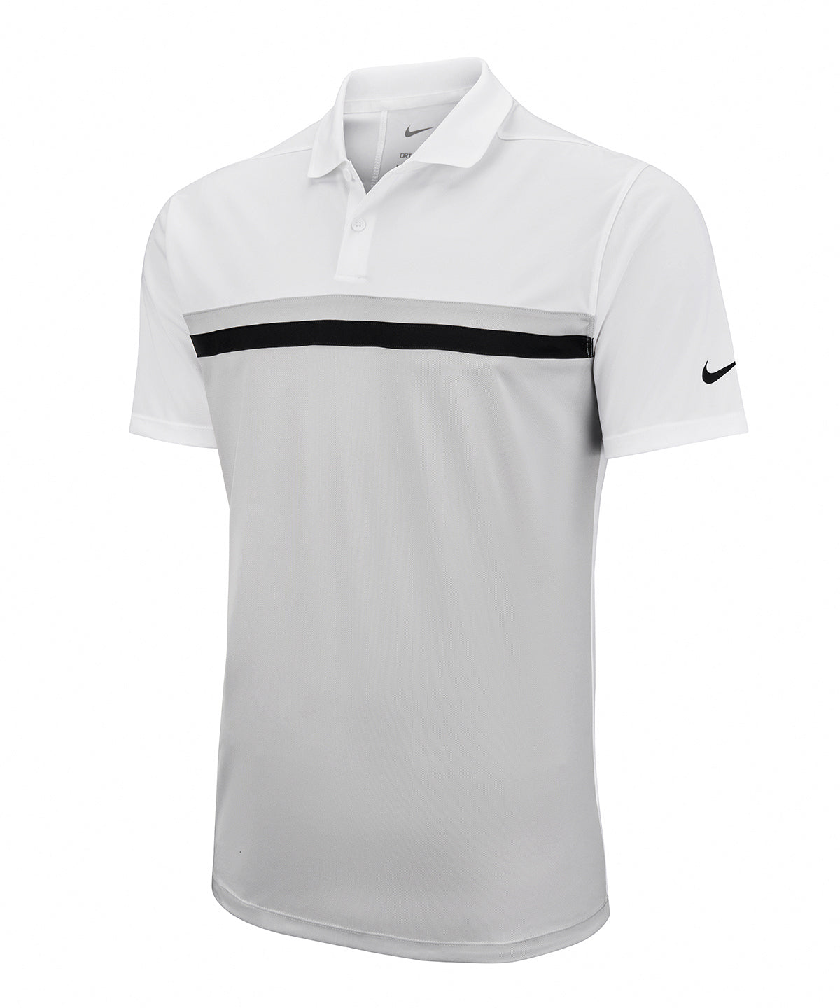Polo Nike Victory color block | Blanco / Gris Humo Claro / Negro / Negro