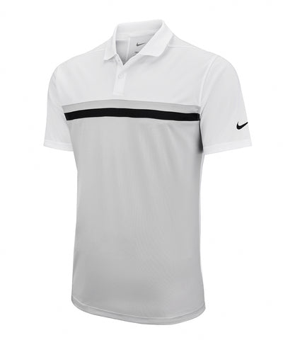 Polo Nike Victory color block | Blanco / Gris Humo Claro / Negro / Negro