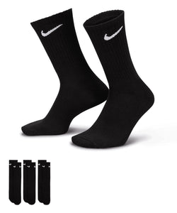 Calcetines Nike everyday crew (3 pares) | Negro/Blanco