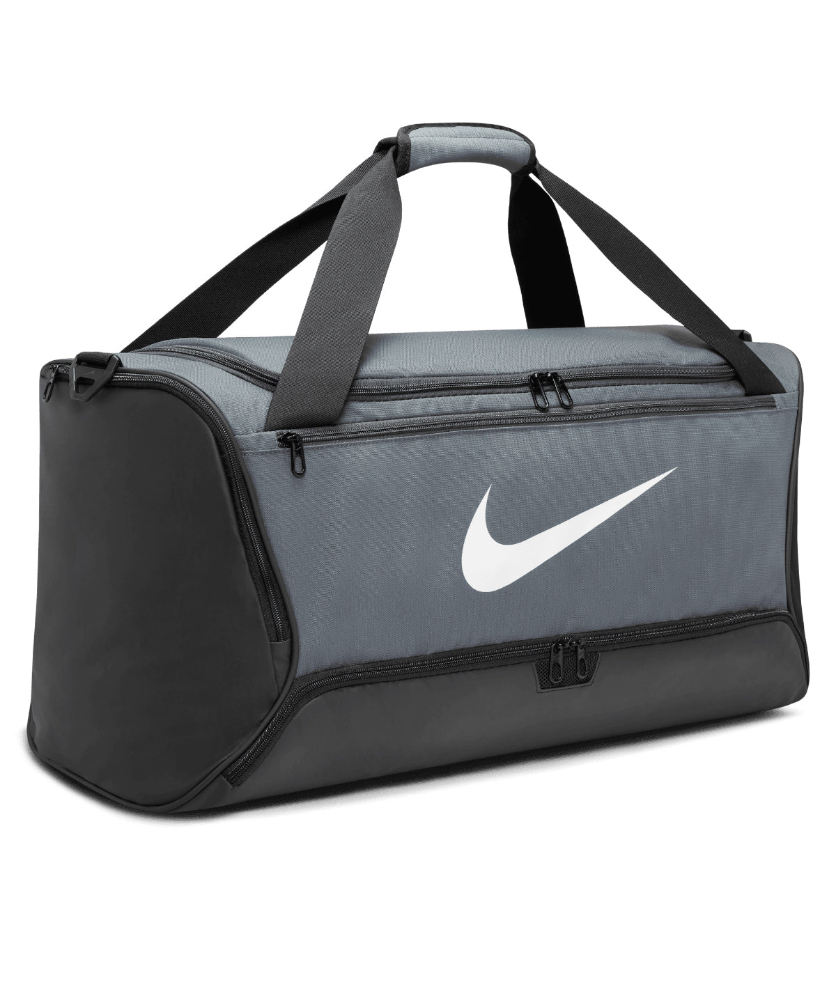 Bolso de entrenamiento mediano Nike Brasilia 95 (60L) | Gris/Negro/Blanco