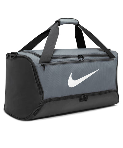 Bolso de entrenamiento mediano Nike Brasilia 95 (60L) | Gris/Negro/Blanco