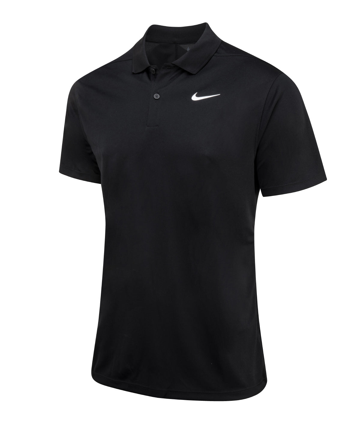 Polo slido Nike Dri-FIT Victory | Negro/Blanco