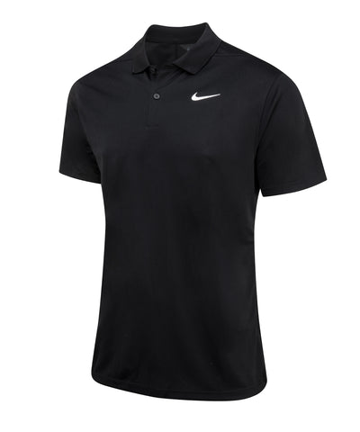 Polo slido Nike Dri-FIT Victory | Negro/Blanco