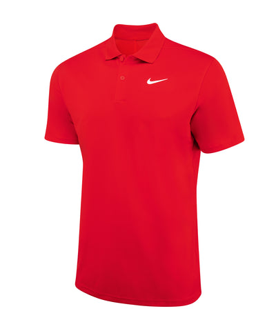 Polo slido Nike Dri-FIT Victory | Rojo Universidad/Blanco