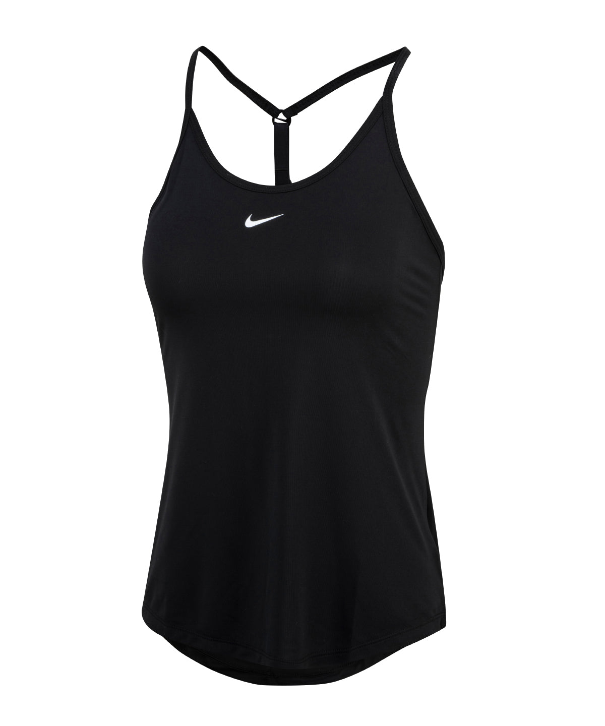 Camiseta Nike One Dri-FIT Elastika de ajuste estndar para mujer | Negro/Blanco