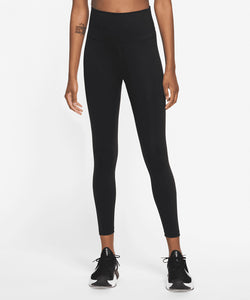 Mallas Nike One Dri-FIT 7/8 para mujer | Negro/Blanco