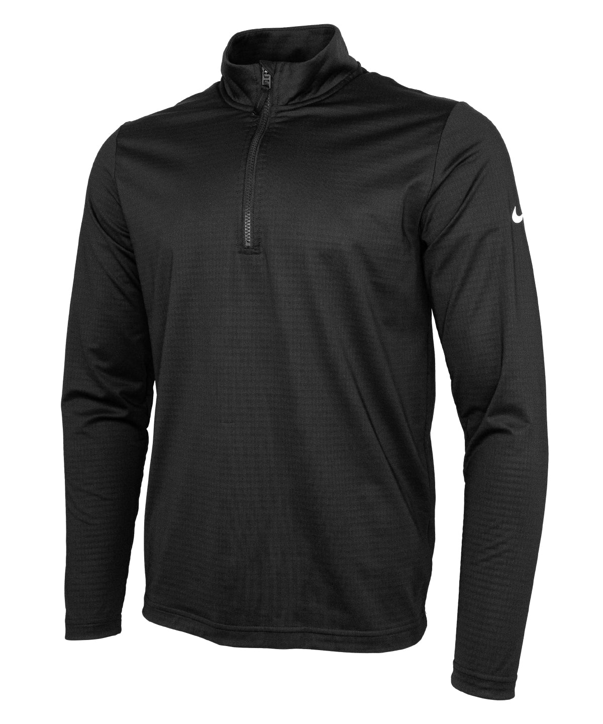 Nike Dri-FIT Victory top de media cremallera | Negro/Blanco