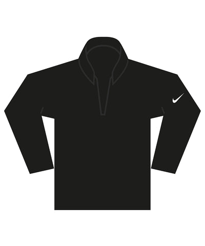 Nike Dri-FIT Victory Therma Flex top de media cremallera | Negro/Negro/Blanco
