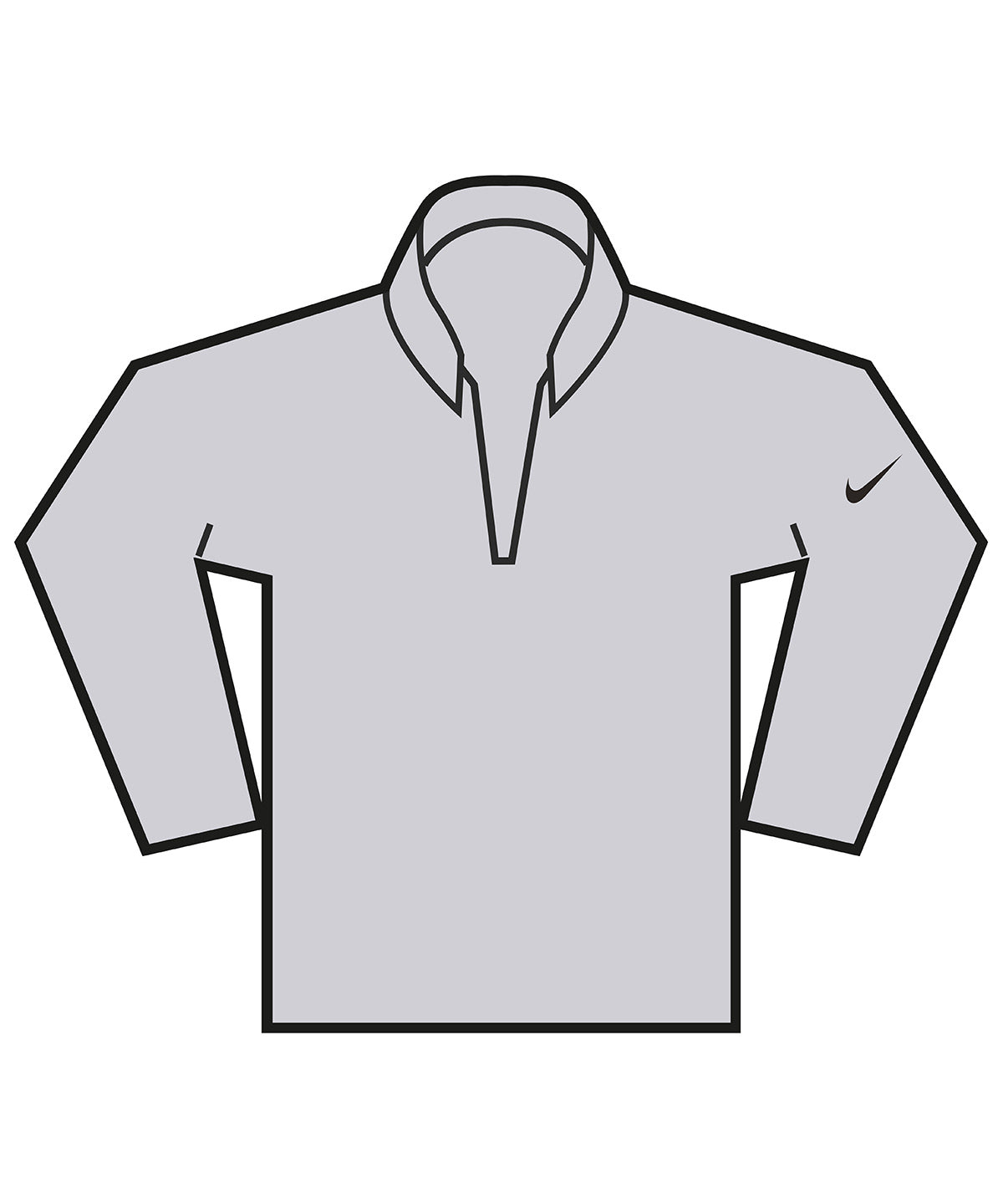 Nike Dri-FIT Victory Therma Flex top de media cremallera | Gris Lobo/Negro/Negro