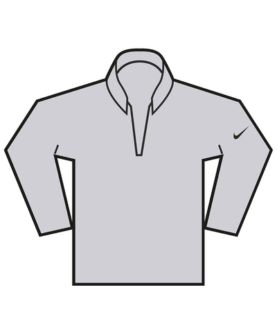 Nike Dri-FIT Victory Therma Flex top de media cremallera | Gris Lobo/Negro/Negro