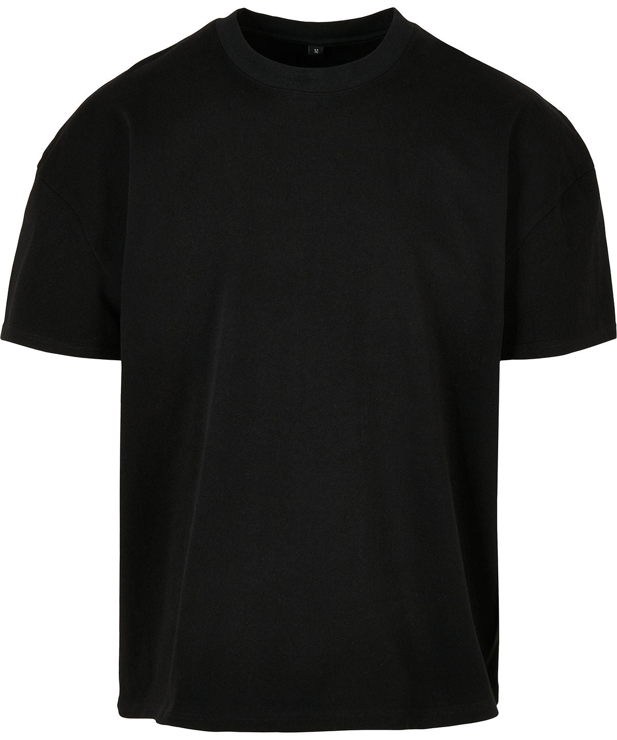 Camiseta oversize de jersey grueso | Negro