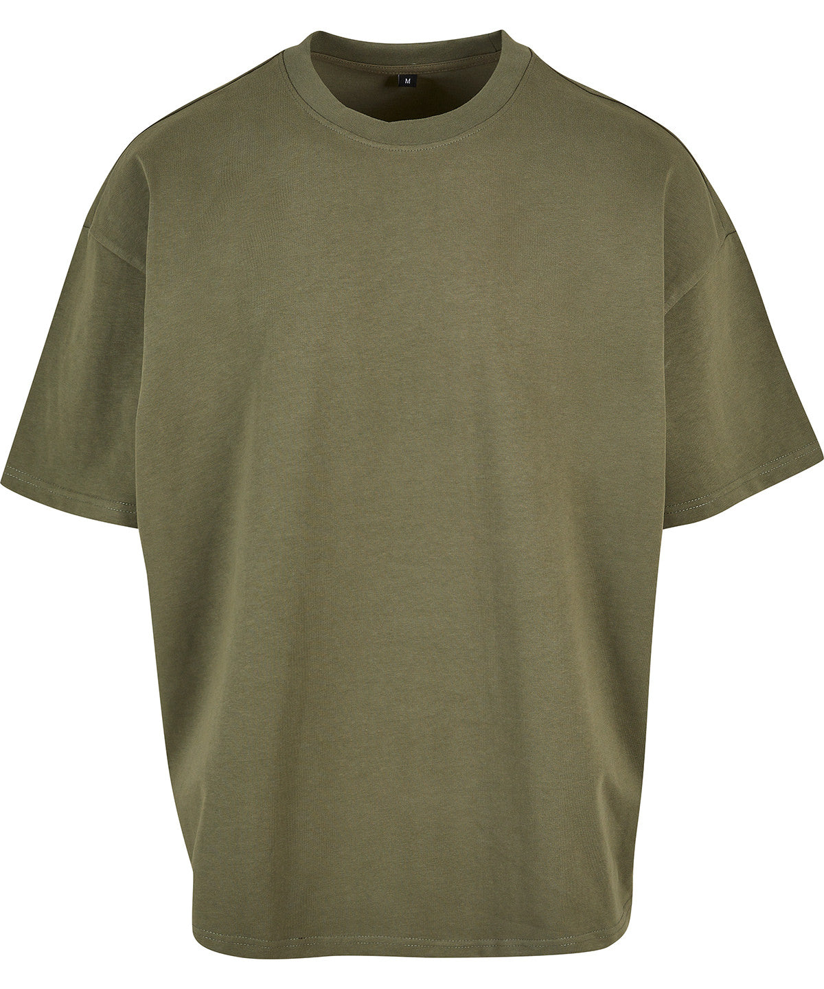 Camiseta oversize de jersey grueso | Verde Oliva