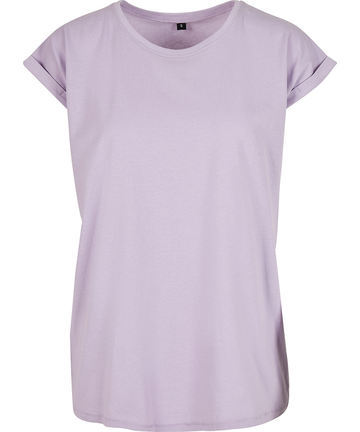 Camiseta de mujer con hombros caídos regulares | Lilac