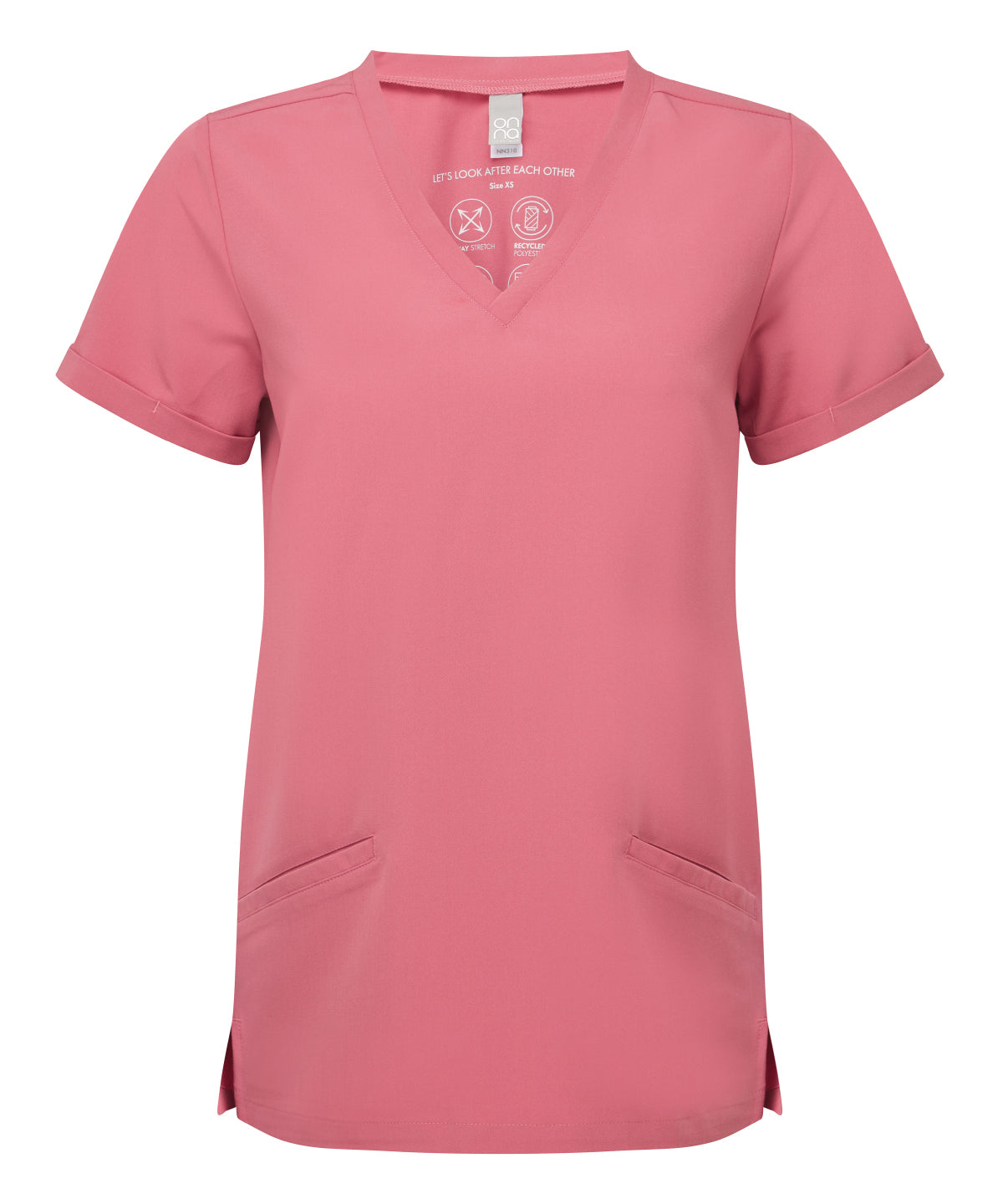 Camiseta de mujer elstica Invincible Onna-stretch | Rosa Tranquilo