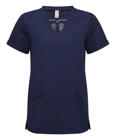Camiseta de mujer elstica Invincible Onna-stretch | Azul Marino