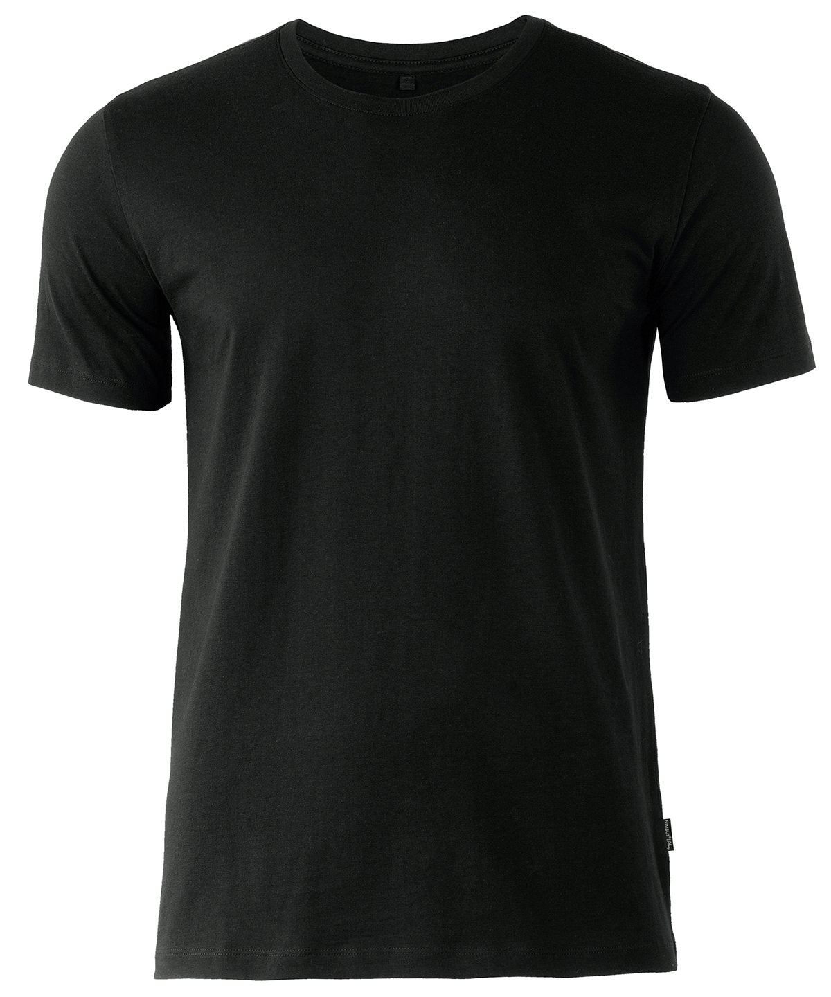 Camiseta de cuello redondo Orlando suave | Negro