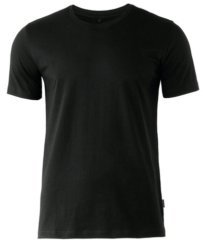 Camiseta de cuello redondo Orlando suave | Negro