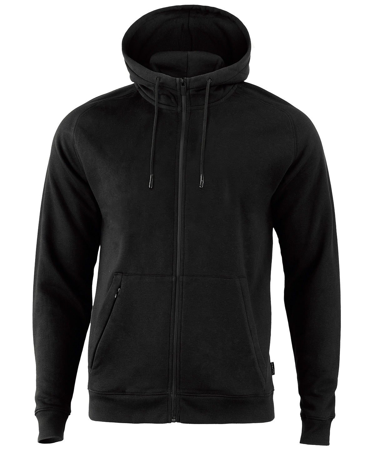 Sudadera con capucha con cremallera completa Lenox para deportes | Negro