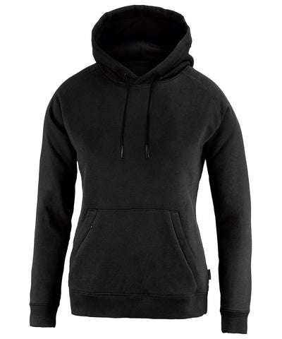 Sudadera con capucha casual para mujer Fresno | Negro