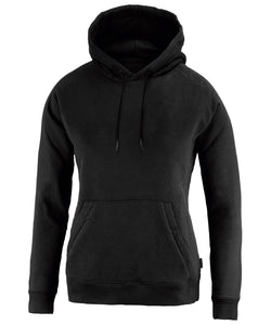 Sudadera con capucha casual para mujer Fresno | Negro