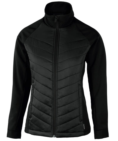 Chaqueta hbrida cmoda Bloomsdale para mujer | Negro